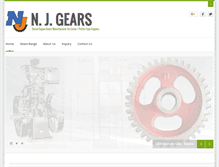 Tablet Screenshot of njgears.com